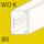 WDK-kanal, dubina kanala 80 mm