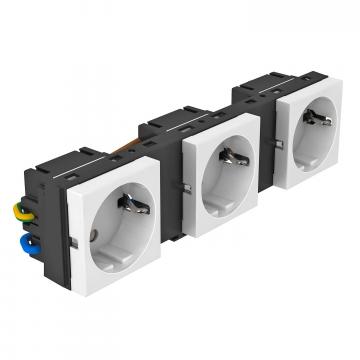 Ugradni ram za MT45V, konfekcioniran sa NF-utičnicom sa zaštitnim kontaktom