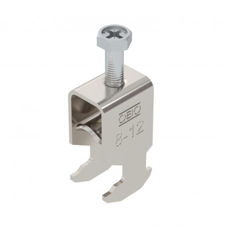 Lučna obujmica, H-stopa, 1-struka, metalno pritisno korito, A2 8 | 12 | 3