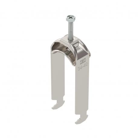 Lučna obujmica, H-stopa, 2-struka, metalno pritisno korito, A2 34 | 40 | 3