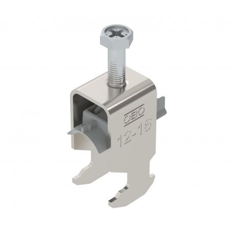 Lučna obujmica, H-stopa, 1-struka, plastično potisno korito, A2 12 | 16 | 3