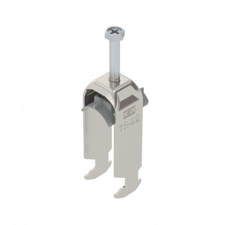 Lučna obujmica, H-stopa, 2-struka, plastično potisno korito, A2 16 | 22 | 3