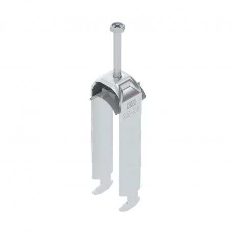 Lučna obujmica, H-stopa, 3-struka, plastično potisno korito, Al