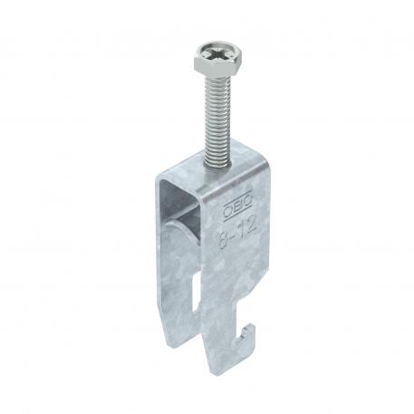 Lučna obujmica, U-stopa, 2-struka, metalno pritisno korito, FT 8 | 12 | 3