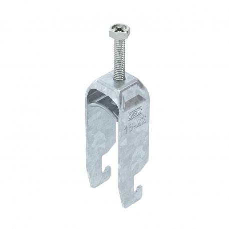 Lučna obujmica, U-stopa, 2-struka, metalno pritisno korito, FT 16 | 22 | 3