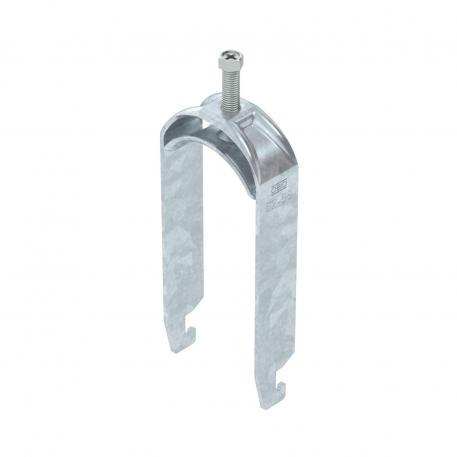 Lučna obujmica, U-stopa, 2-struka, metalno pritisno korito, FT 52 | 58 | 5