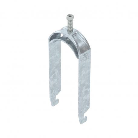 Lučna obujmica, U-stopa, 2-struka, metalno pritisno korito, FT 58 | 64 | 5