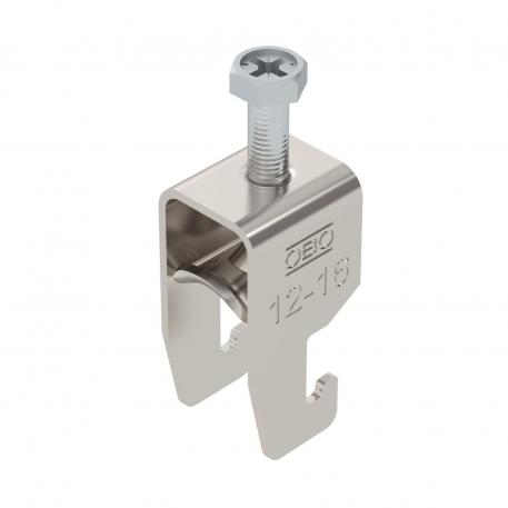 Lučna obujmica, U-stopa, 1-struka, metalno pritisno korito, A4 12 | 16 | 3