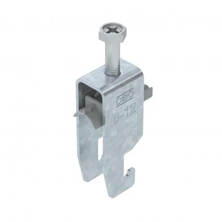 Lučna obujmica, U-stopa, 2-struka, plastično pritisno korito, FT 8 | 12 | 3