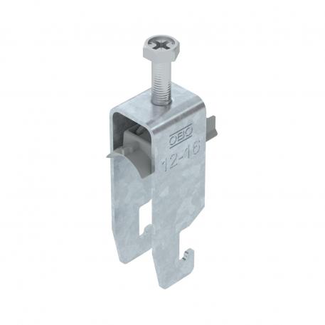 Lučna obujmica, U-stopa, 2-struka, plastično pritisno korito, FT 12 | 16 | 3