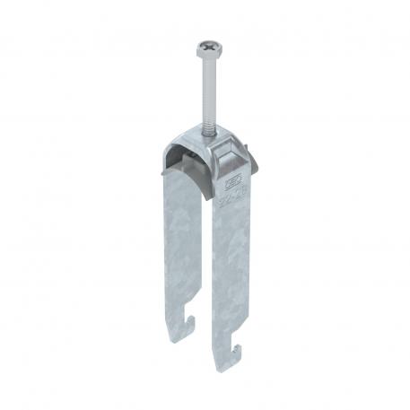 Lučna obujmica, U-stopa, 3-struka, plastično pritisno korito, FT