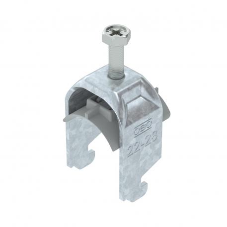 Lučna obujmica, N-stopa, 2-struka, plastično potisno korito, FT 22 | 28 | 3