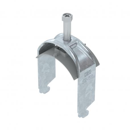 Lučna obujmica, N-stopa, 1-struka, plastično potisno korito; FT 52 | 58 | 5