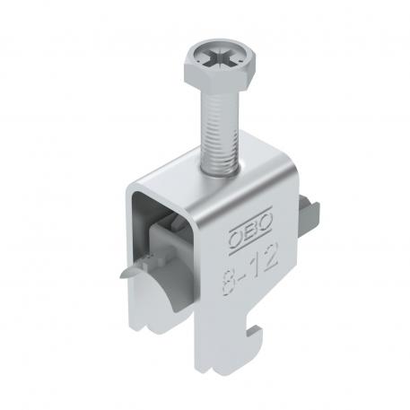 Lučna obujmica, N-stopa, 1-struka, plastično potisno korito, Al 8 | 12 | 2