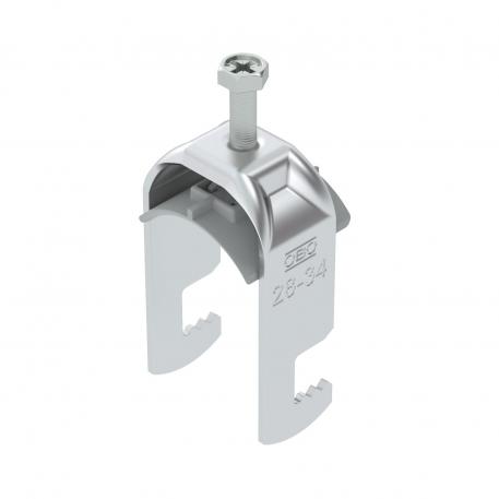 Obujmica 2056 F-kopča, 1-struka, plastična pričvrsna pločica, ALU