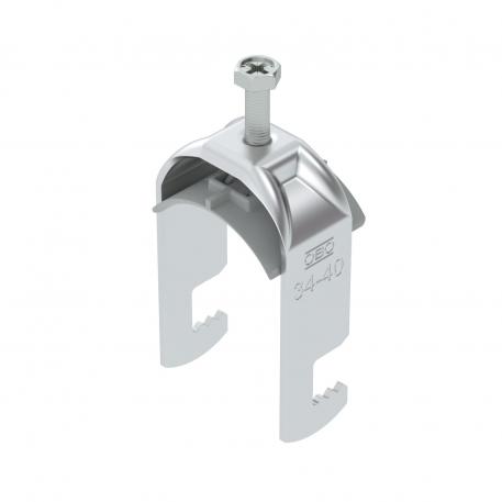 Lučna obujmica 2056, F-stopa, 1-struka, plastično pritisno korito, ALU 34 | 40 | 3