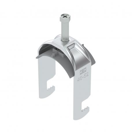 Lučna obujmica 2056, F-stopa, 1-struka, plastično pritisno korito, ALU 46 | 52 | 5