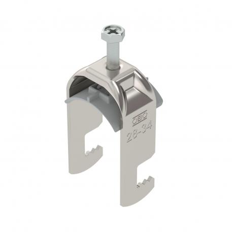 Obujmica 2056 F-kopča, 1-struka, plastična pričvrsna pločica, A2