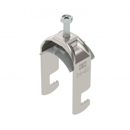 Lučna obujmica 2056, F-stopa, 1-struka, plastično pritisno korito, A2 34 | 40 | 3