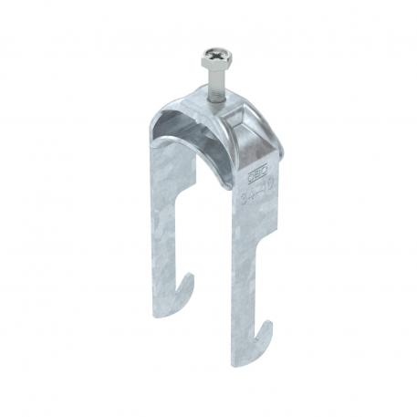 Lučna obujmica 2056, W-stopa, 1-struka, metalno pritisno korito, FT 34 | 40 | 3