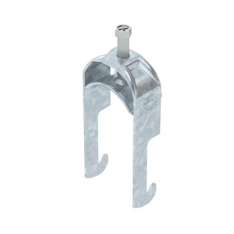 Lučna obujmica 2056, W-stopa, 1-struka, metalno pritisno korito, FT 40 | 46 | 5