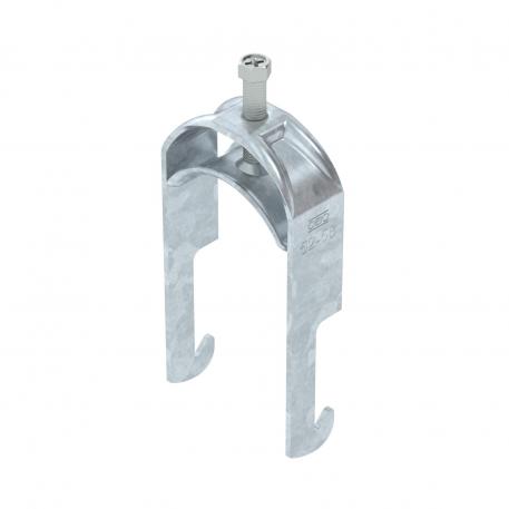 Lučna obujmica 2056, W-stopa, 1-struka, metalno pritisno korito, FT 52 | 58 | 5