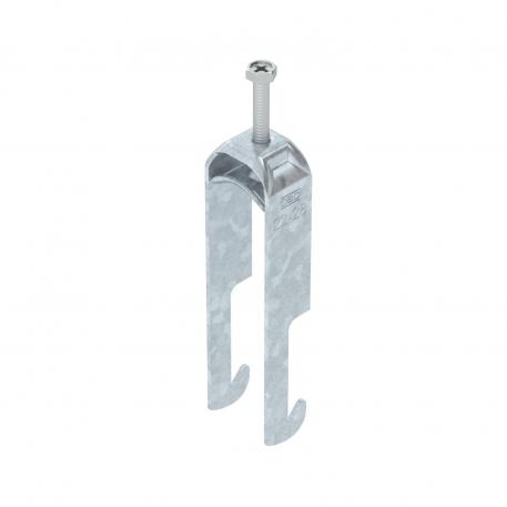 Lučna obujmica 2056, W-stopa, 2-struka, metalno pritisno korito, FT 22 | 28 | 3