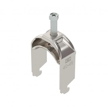 Lučna obujmica, N-stopa, 1-struka, metalno pritisno korito, A2 40 | 46 | 5