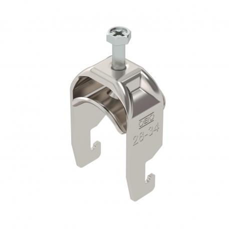 Obujmica 2056 U-kopča, 1-struka, metalna pričvrsna pločica, A2