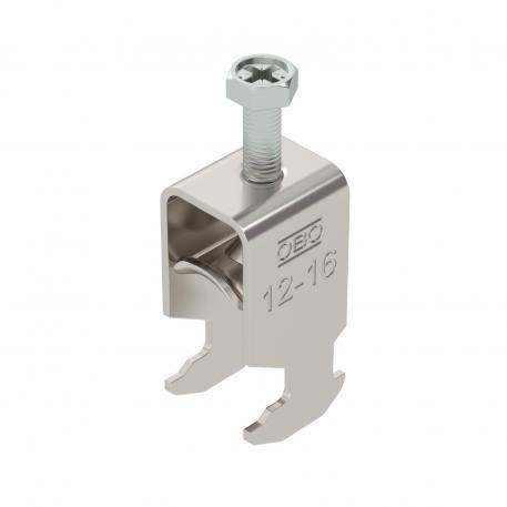 Lučna obujmica 2056, H-stopa, 1-struka, metalno pritisno korito, A4 12 | 16 | 3