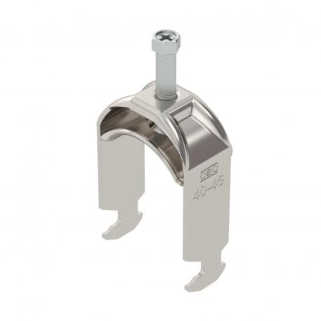 Lučna obujmica 2056, H-stopa, 1-struka, metalno pritisno korito, A4 40 | 46 | 5