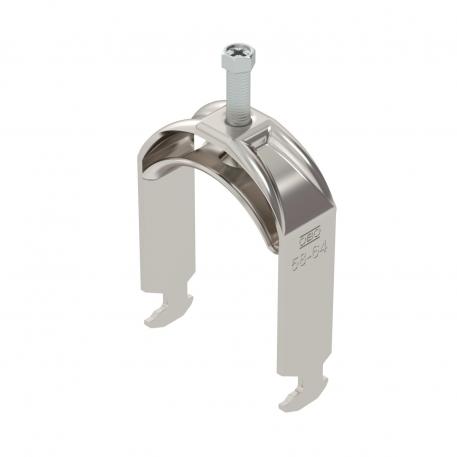 Lučna obujmica 2056, H-stopa, 1-struka, metalno pritisno korito, A4 58 | 64 | 5