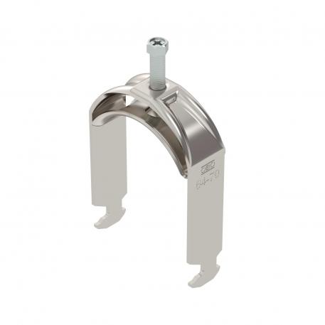 Lučna obujmica 2056, H-stopa, 1-struka, metalno pritisno korito, A4 64 | 70 | 5