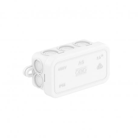 Junction box A 6 69x32x30 | 10 | IP55 | Pure white; RAL 9010