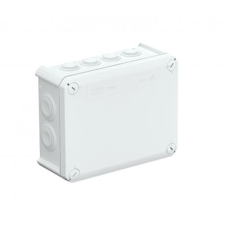 Junction box T 160, plug-in seal 176x135x67 | 12 | IP66 | Pure white; RAL 9010