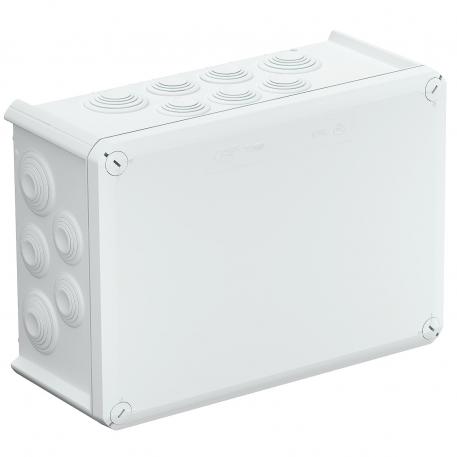 Junction box T 350, plug-in seal 267x182x110 | 24 | IP66 | Pure white; RAL 9010