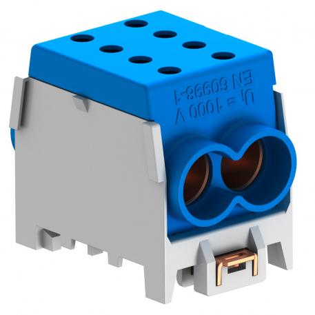 Rastavna klema glavnog provvodnika, 1-polna naviti | siva / plava