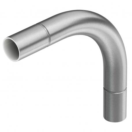 Hot-dip galvanised steel bend, without thread 25