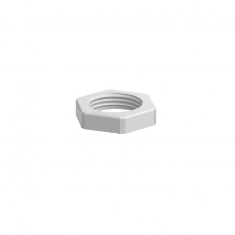 Locknut, metric thread, light grey M20 x 1,5 | 26