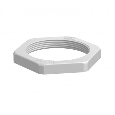 Locknut, metric thread, light grey M50 x 1,5 | 60