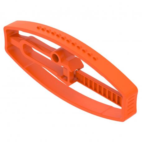 Stezna obujmica sa žlebom za zid  27 | 45 | Polipropilen