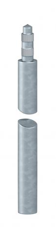 Earth rod for standard applications, hot galvanised, 20 mm 1000 | 20 | Steel