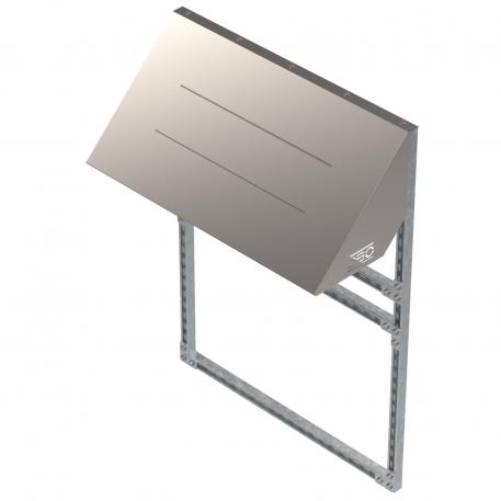 Inverter frame for wall mounting. 