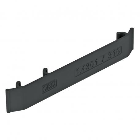 Identification clip Traffic grey B; RAL 7043 | Polyamide