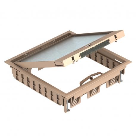 Podna kutija GES9-3B sa lučnom ručkom 5 | 9 | Lučna ručka | sivo-bež; RAL 1019