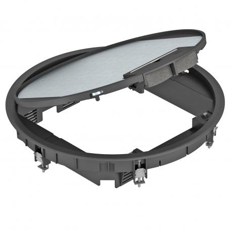 Podna kutija GESR9 sa lučnom ručkom 5 | R9 | grafitno crno; RAL 9011