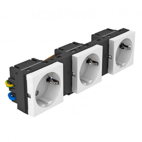 Ugradni ram za MT45V, konfekcioniran sa NF-utičnicom sa zaštitnim kontaktom