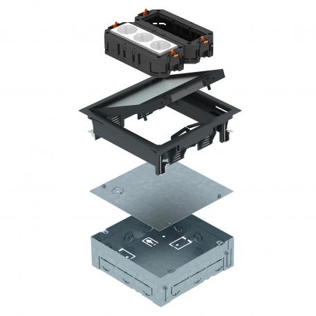 Kompletno rešenje za kutiju uređaja GES4 5 | grafitno crno; RAL 9011